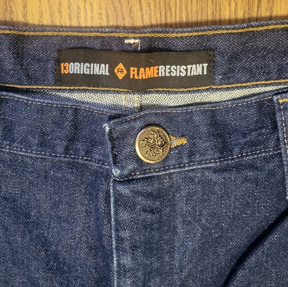 Vintage Wrangler FR Flame Resistant Work Pants Men’s 38x30 Orange Tab A82 - Picture 6 of 14